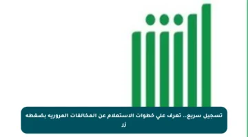 تسجيل سريع.. تعرف على خطوات الاستعلام عن المخالفات المرورية بضغطة زر